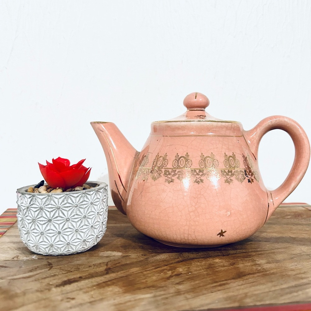 Vintage Weller Ware Pink Teapot